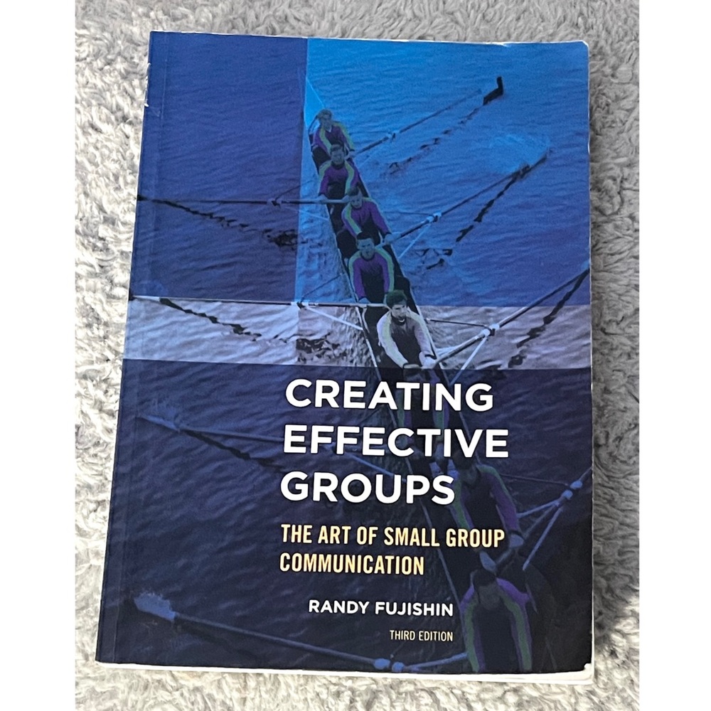 Creating Effective Groups Speech Book